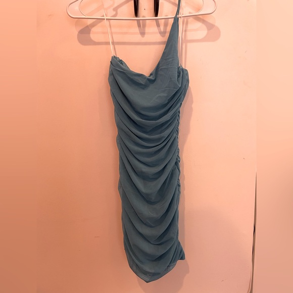 Princess Polly Jocasta Mini Dress Turquoise NWT - Picture 4 of 4